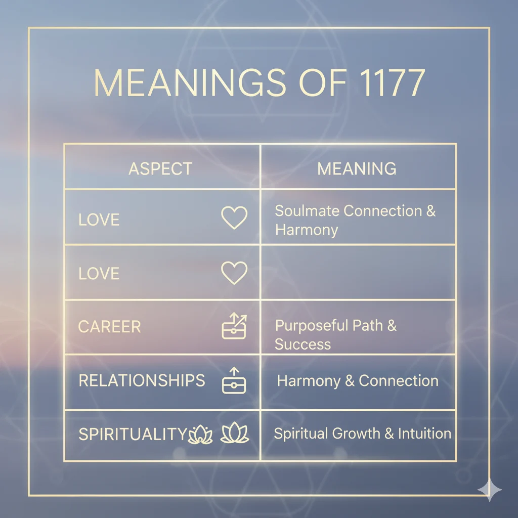  1177 Angel Number Meaning: 