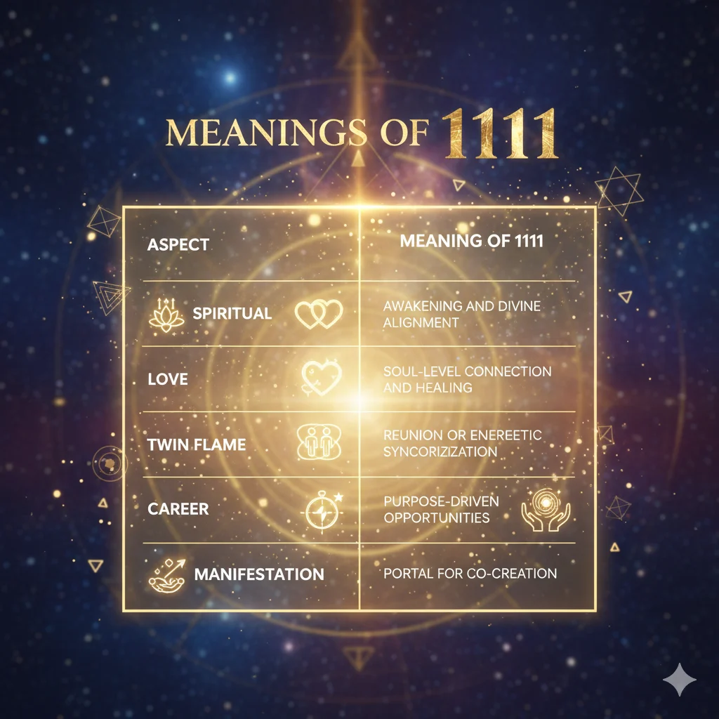 1111 Angel Number Twin Flame