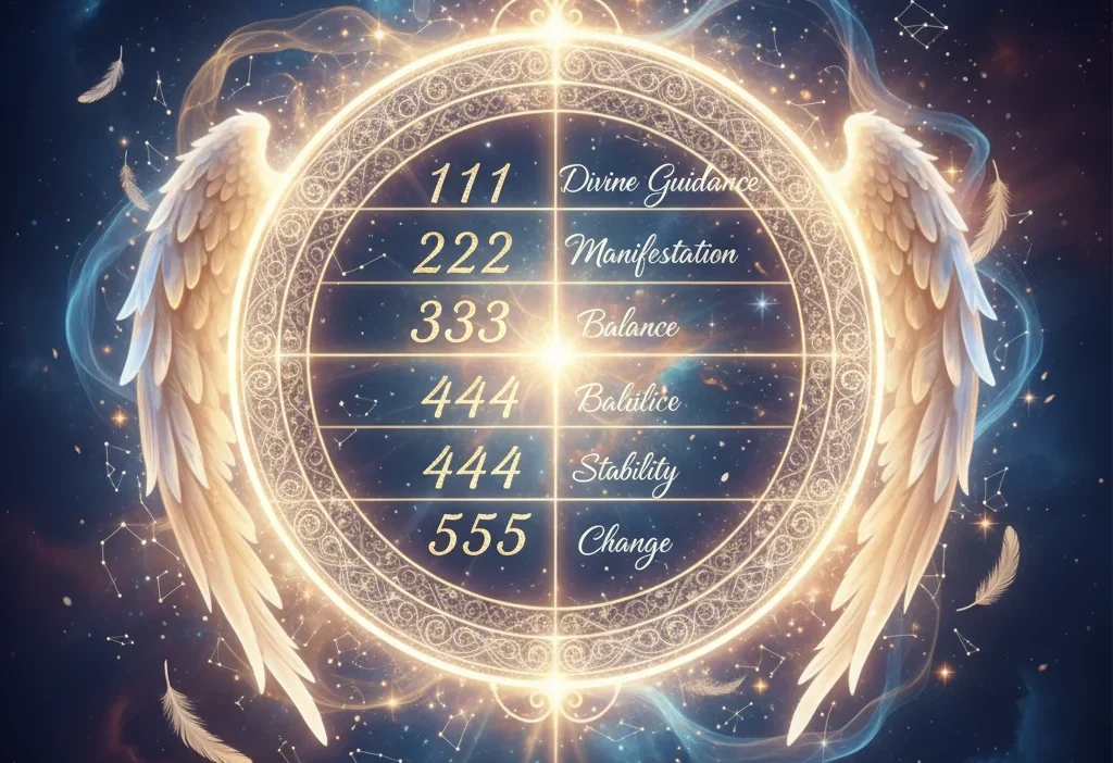 Angel Number Chart Meaning