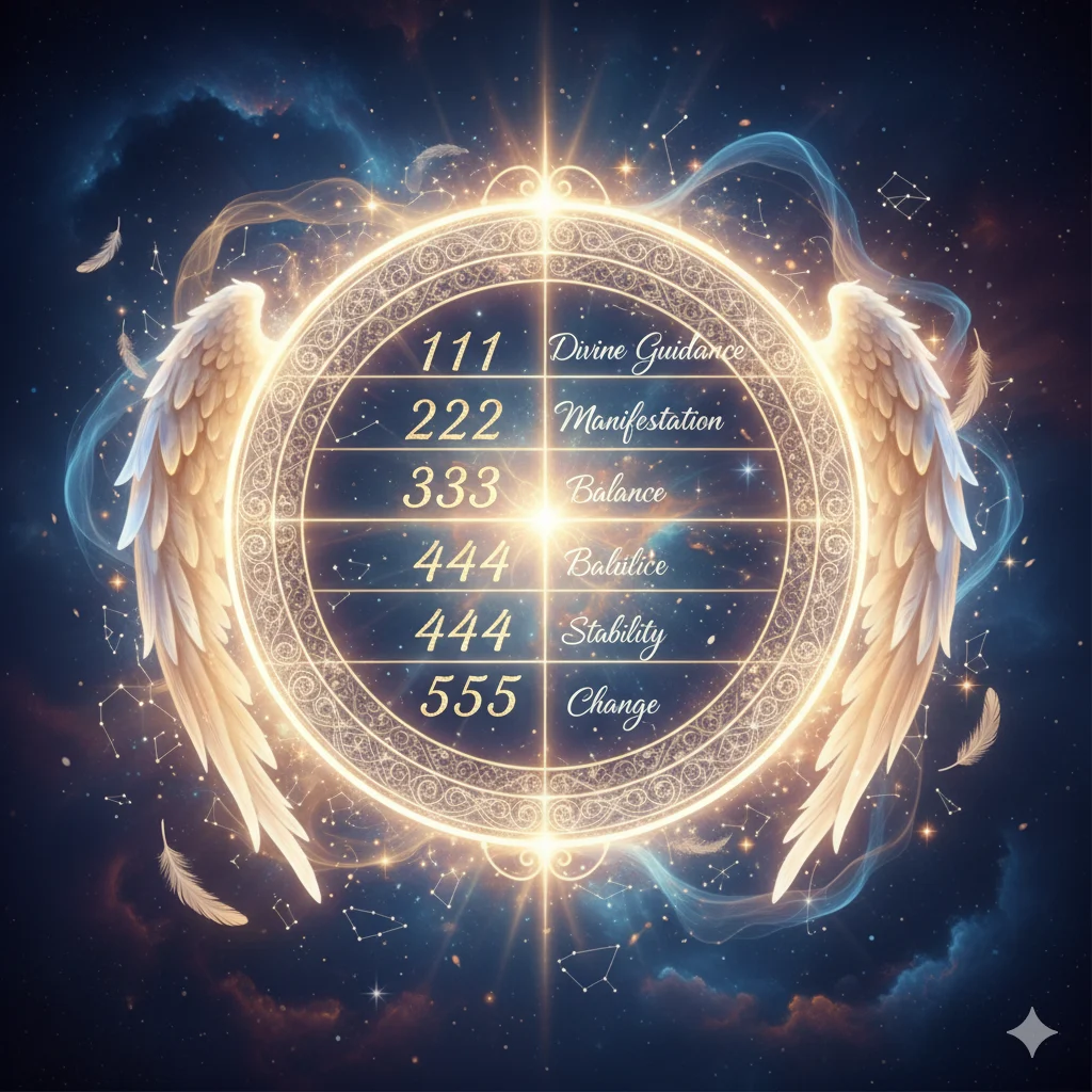 Angel Number Chart Meaning