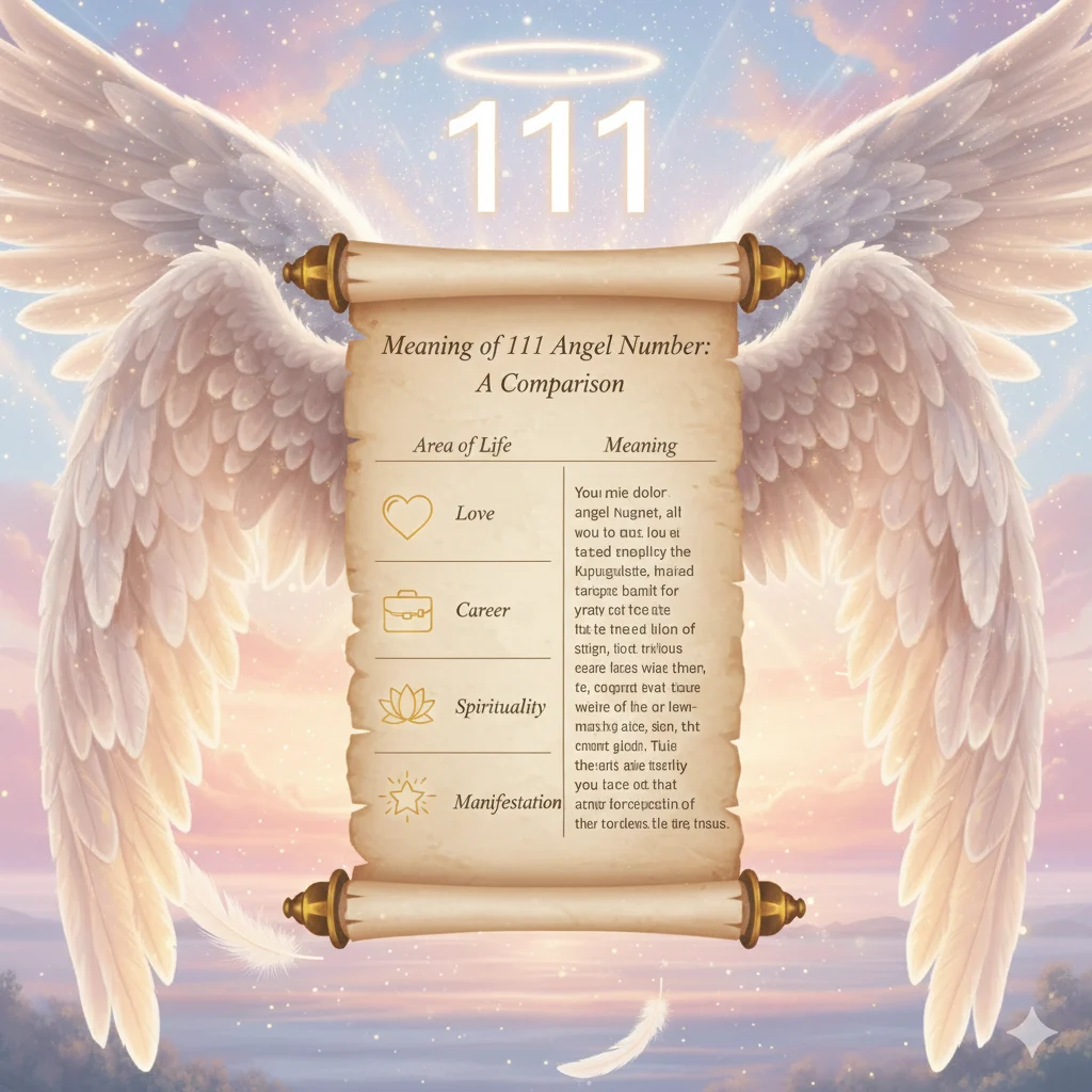 111 Angel Number Meaning Manifestation 