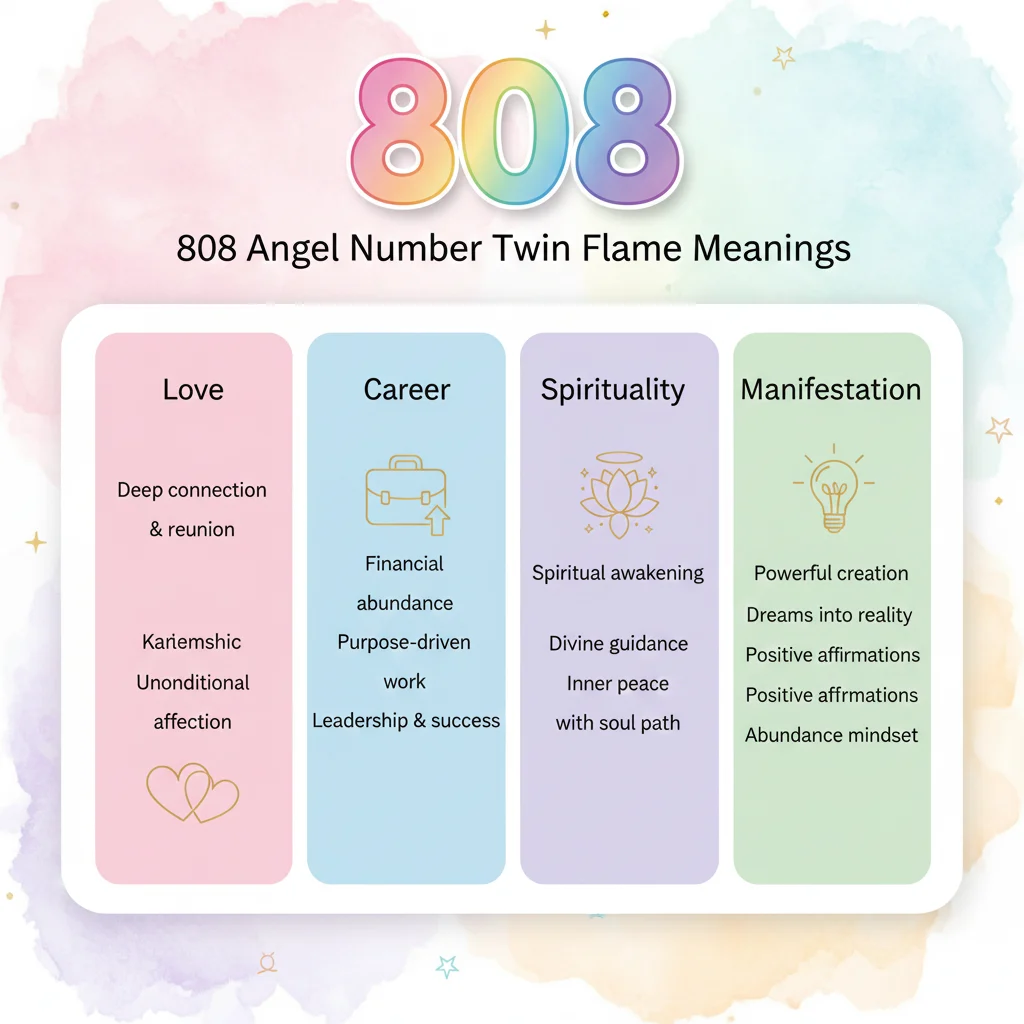 808 Angel Number Twin Flame