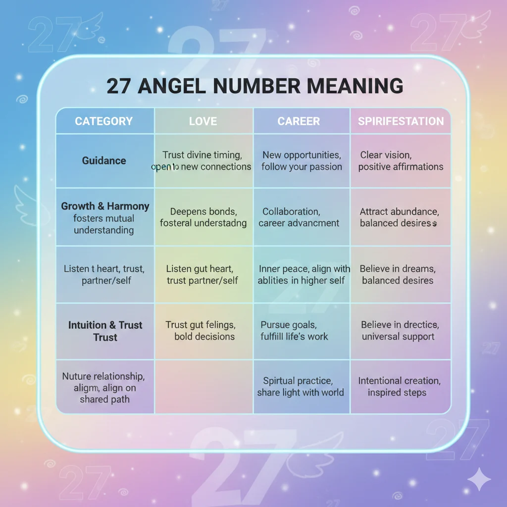 27 Angel Number