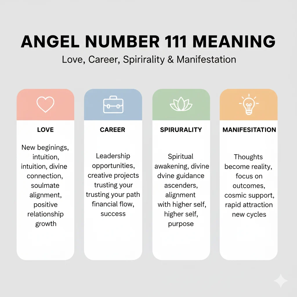 111 meaning angel number