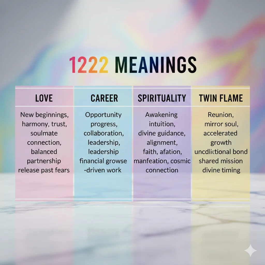 1222 Angel Number Twin Flame 