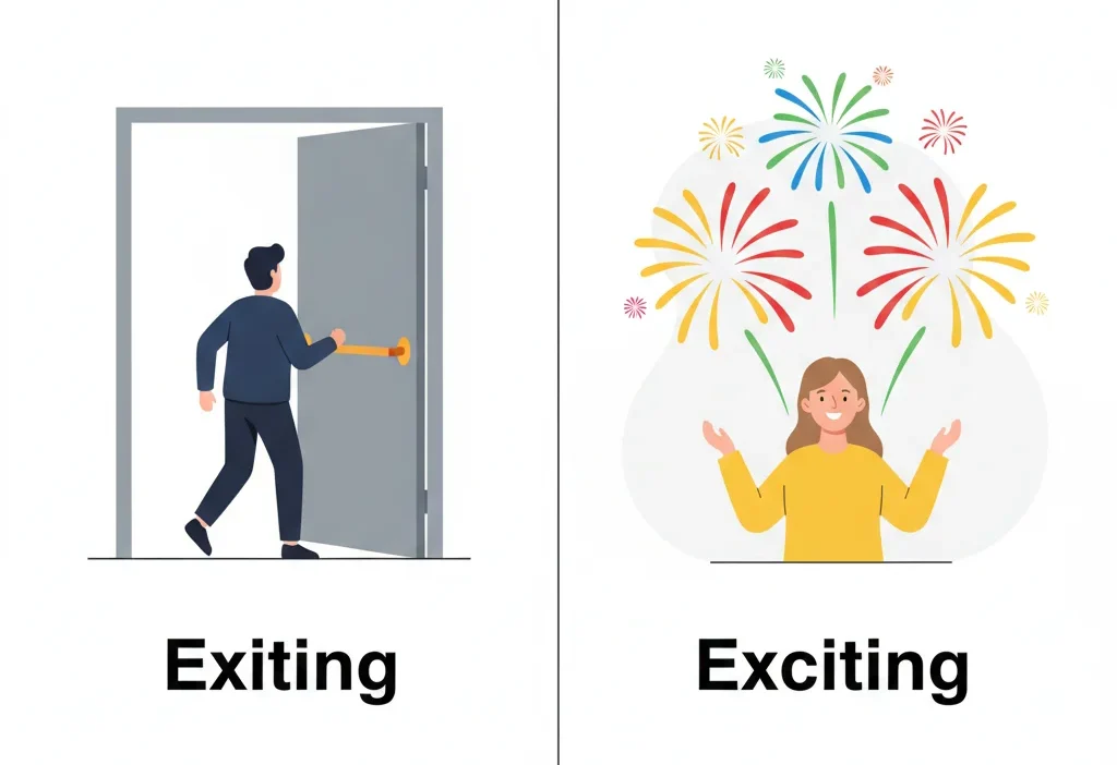 Exiting vs Exciting