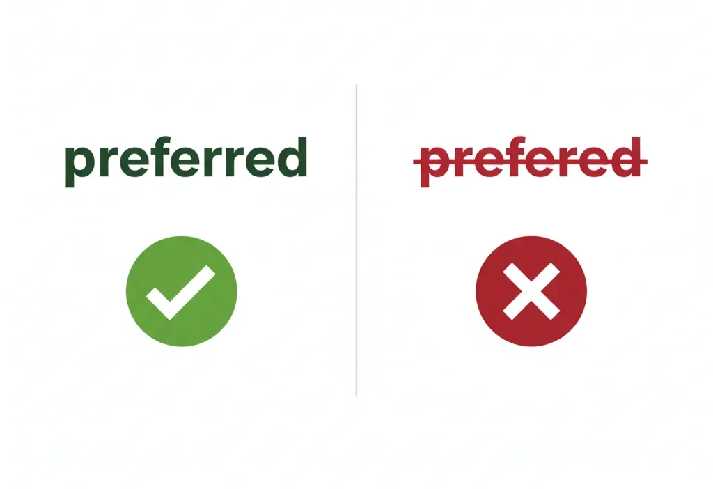 Preferred vs Prefered