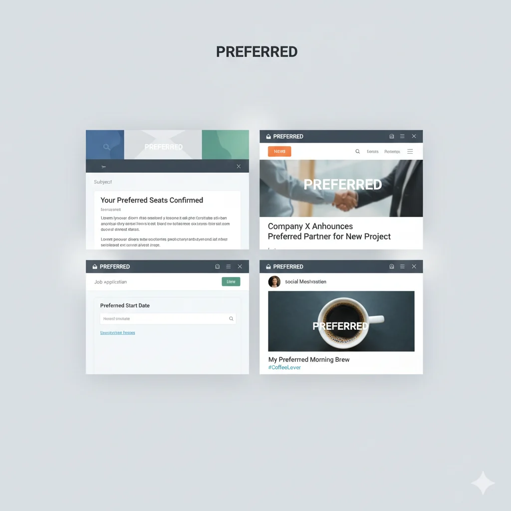 Preferred vs Prefered