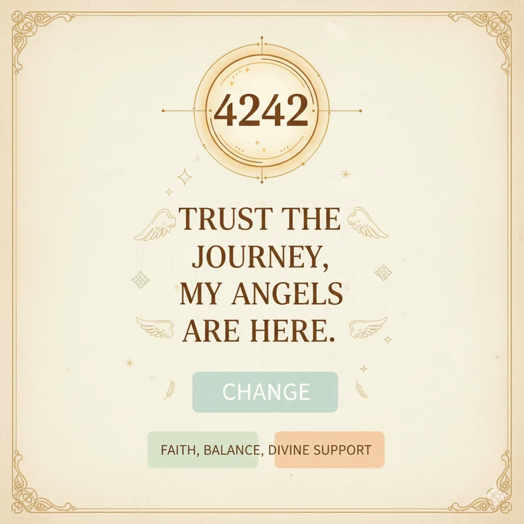 4242 Angel Number Meaning