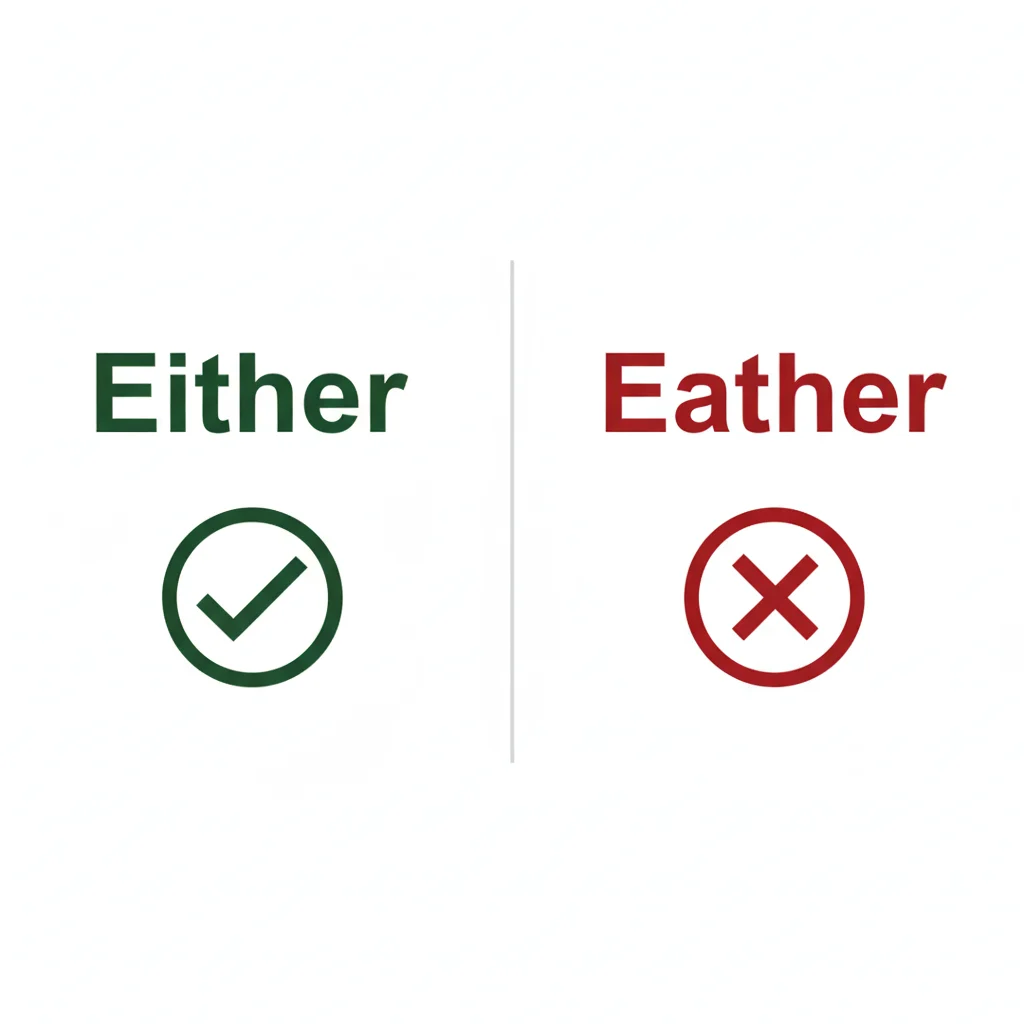 Eather vs Either