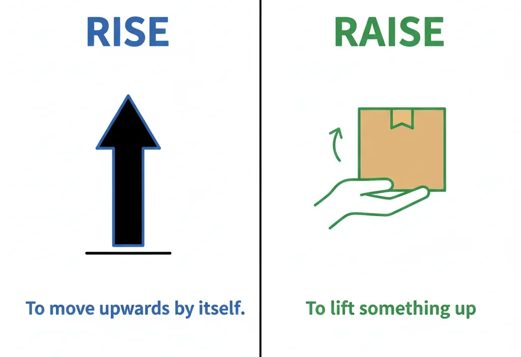 Raise vs Rise