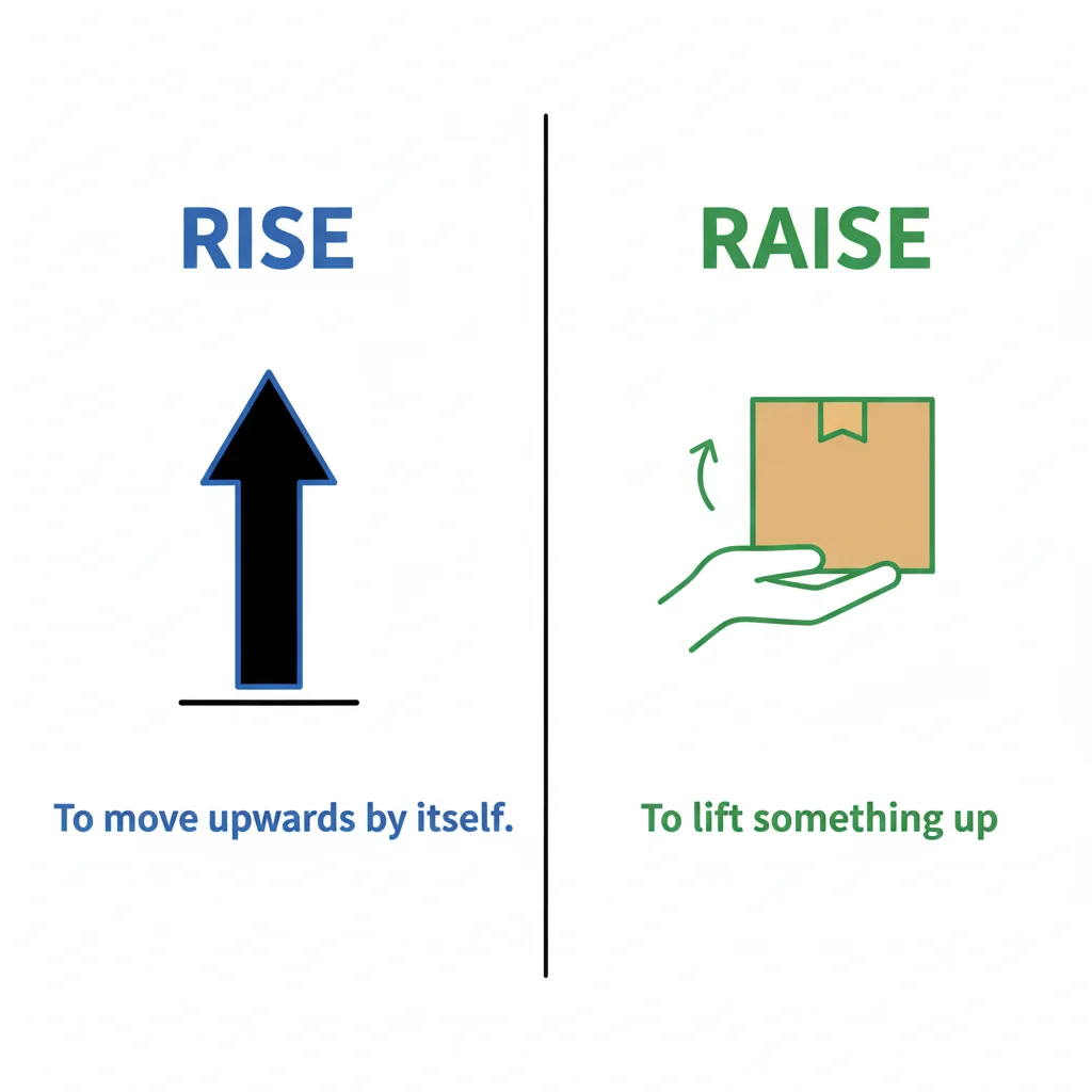 Raise vs Rise