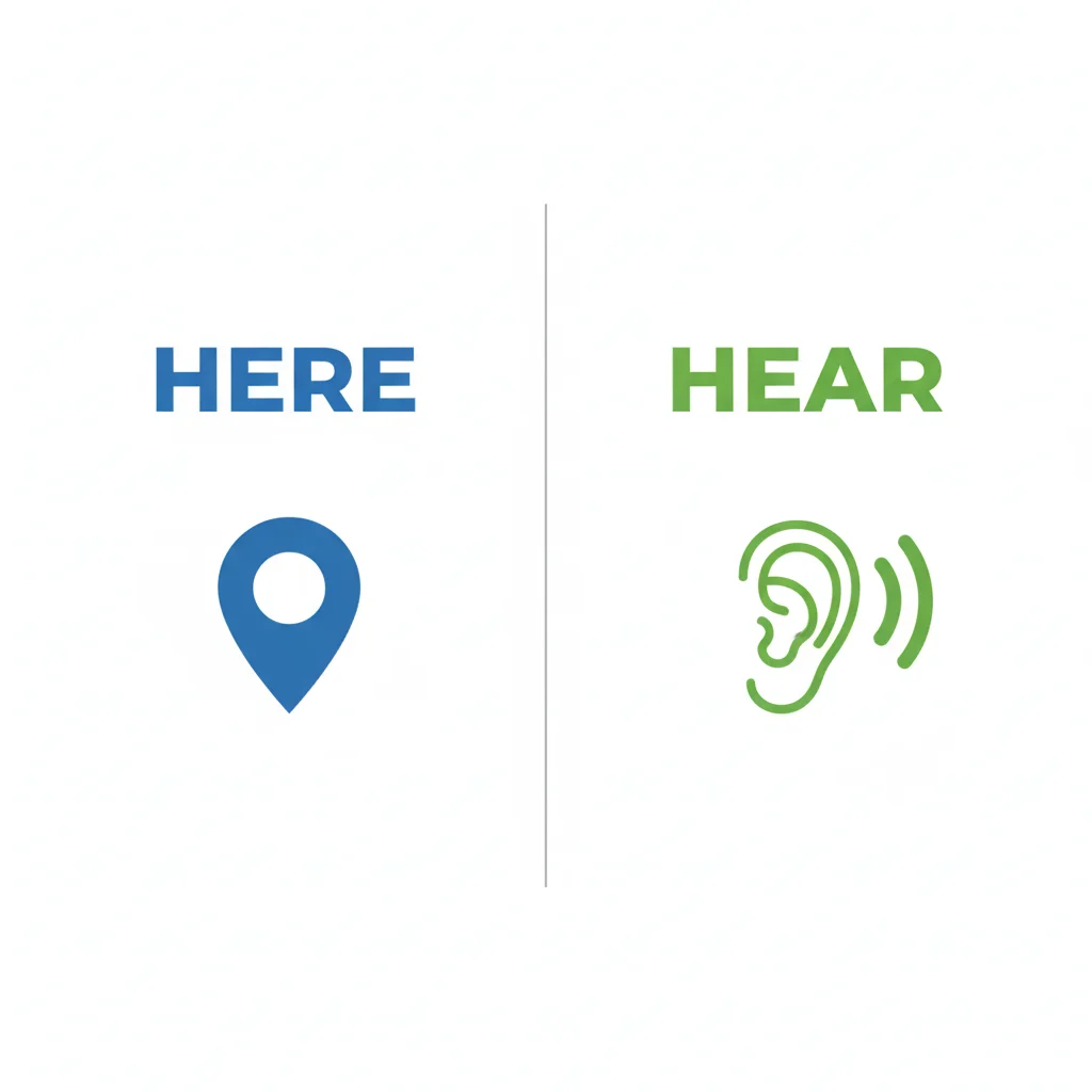 Here vs Hear