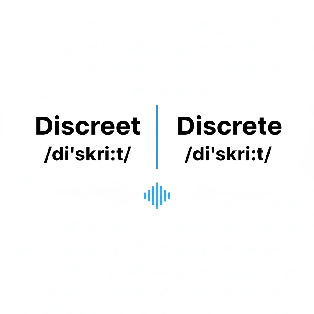 Discretely vs Discreetly