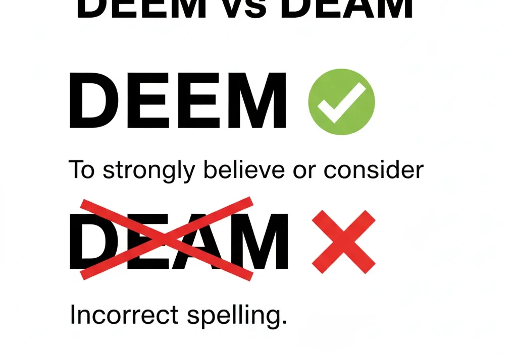 Deem vs Deam