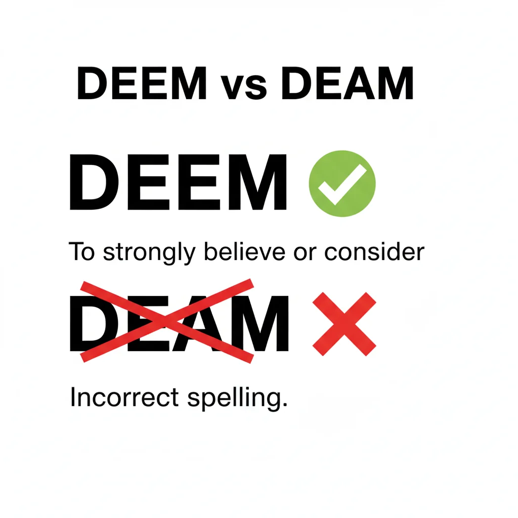 Deem vs Deam