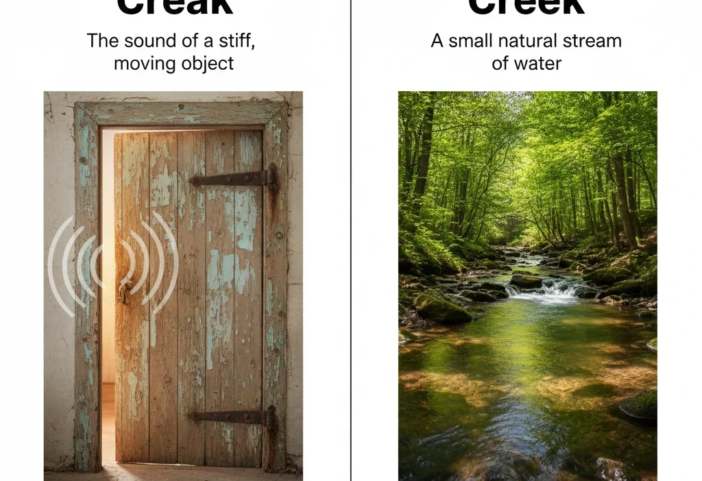 Creak vs Creek